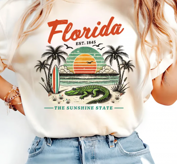florida alligator sunset